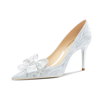 ROSE CASTLE High Heels Women's Silver