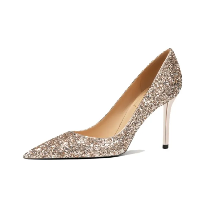 Zubumei Slim Heel High Heels 8cm Women's-3