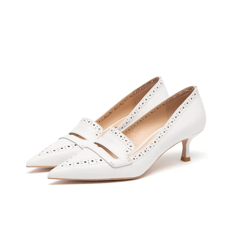 PACO GIL High Heels Women's Low-Top White-1