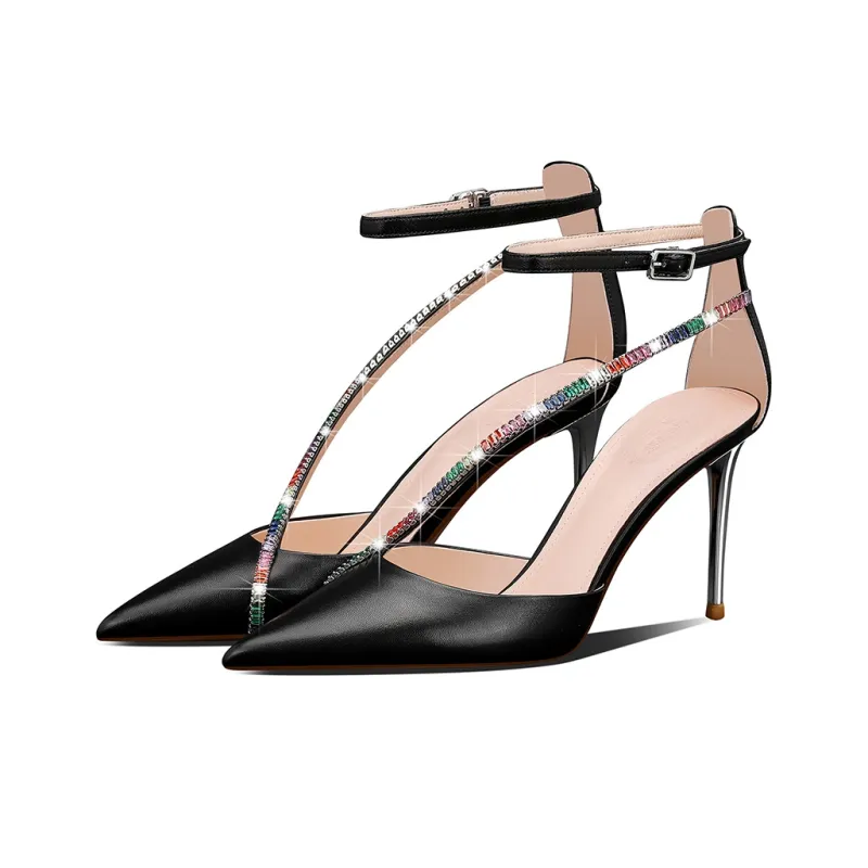 Miss Left High Heels Women's Black-1