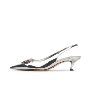 Tony Bianco Slim Heel High Heels 4.5cm Women's Silver Shine