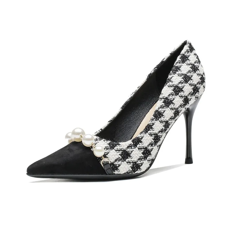 Ainer cat Slim Heel High Heels 7cm Women's-1