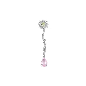 Welcome To The Treasure Zircon Earrings Unisex