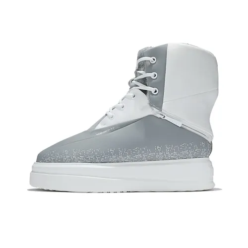 NORVINCY Snow Boots Unisex Gray White