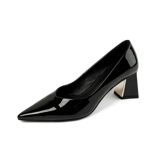PVAJ Chunky Heel High Heels 6.5cm Women's