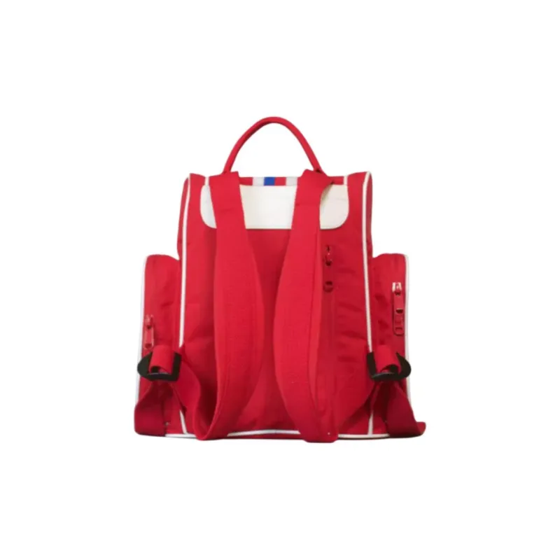 HELIUYUZHOU Nylon Backpack Large Size Women's Red-2