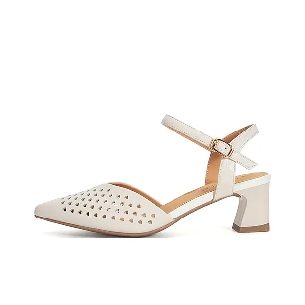 LESELE Chunky Heel High Heels 5.5cm Women's-0