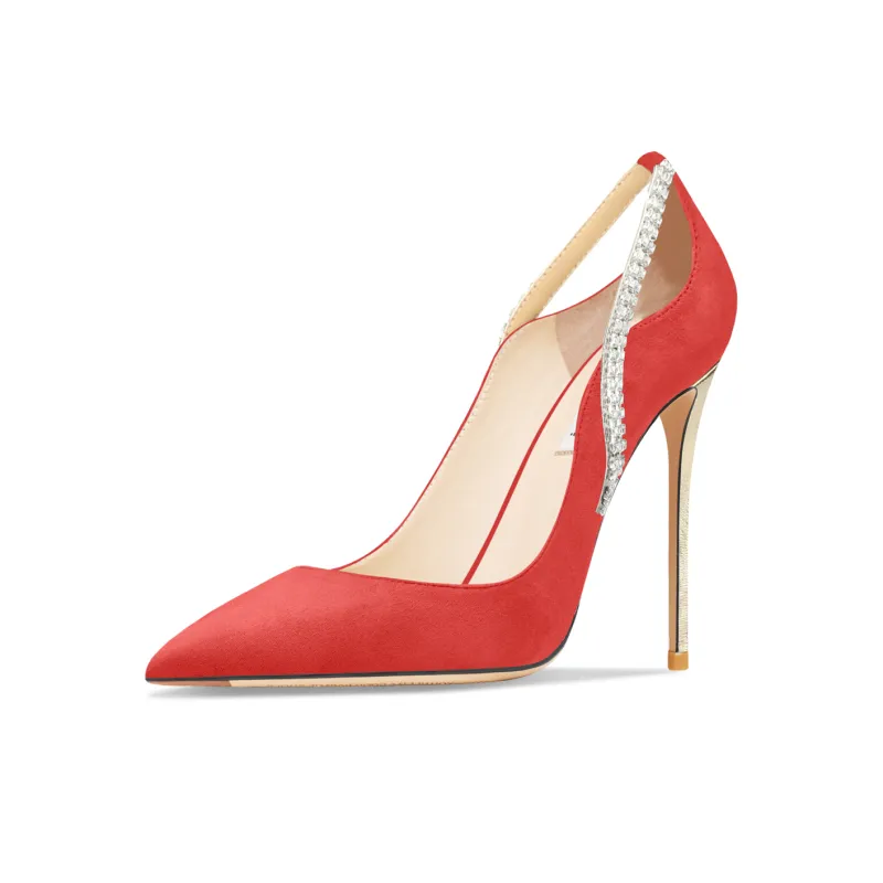 Suyymakk High Heels Women's Orange-1