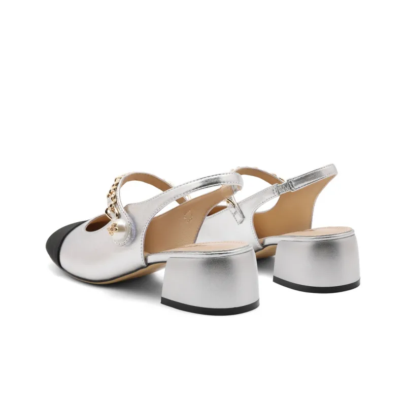 BELLE Chunky Heel High Heels 4.5cm Women's-7