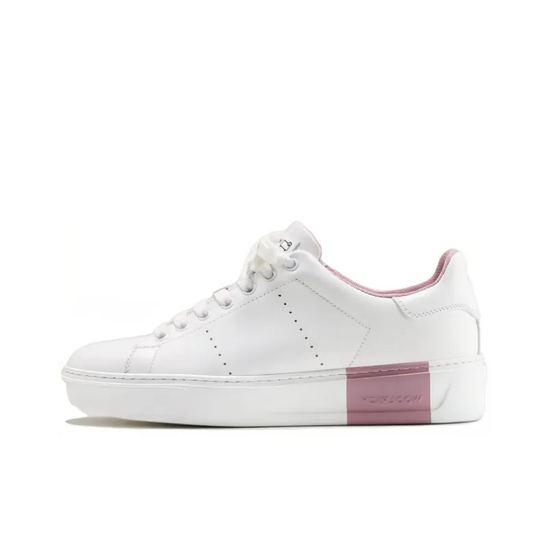 WOOLRICH Low-Top Skateboard Shoes Women's White Rose-0