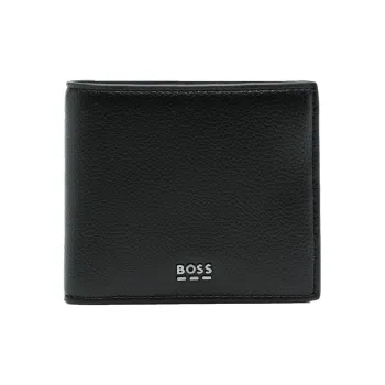 BOSS Leather Wallet Men's Black