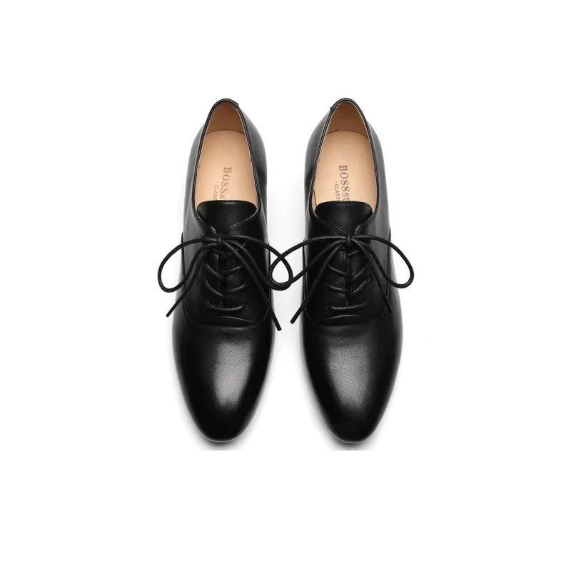 BOSSSUNWEN Block Heel High Heels 4cm Women's-3