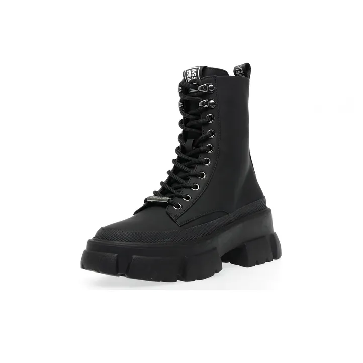 STEVE MADDEN Martin Boots Women's Black-1
