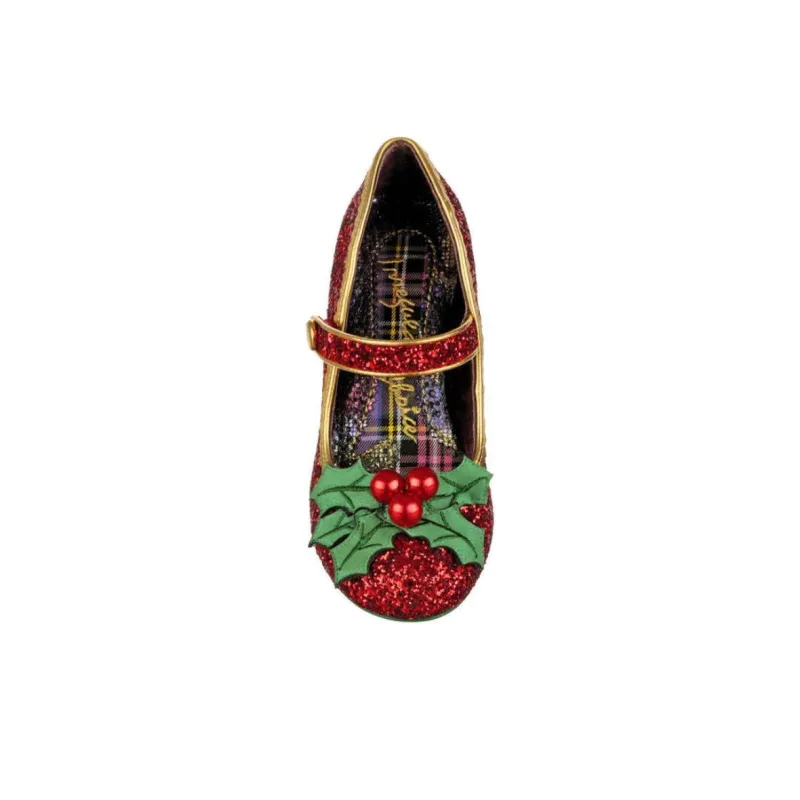 IRREGULAR CHOICE Belle Of The Bauble Irregular Heel High Heels 6cm Women's Red-4