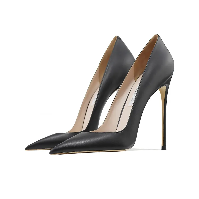 Ganxiaojie High Heels Women's Black-2
