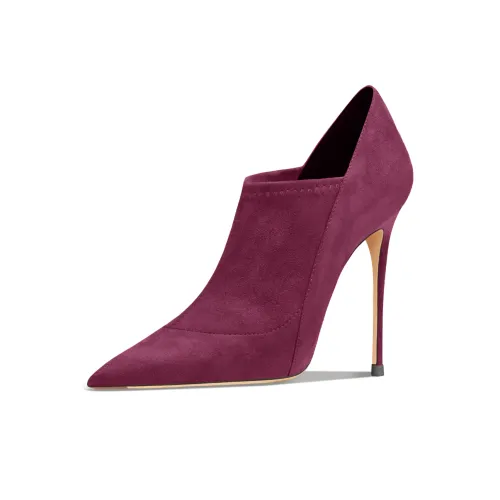 Suyymakk Slim Heel Boots heeled Women's Burgundy