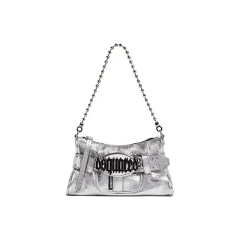 DSQUARED 2 Gothic Logo Plaque Zipped Clutch Bag