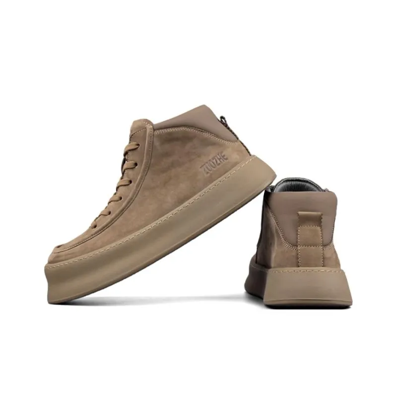 ZUOZHE Ankle Boots Platform Men's-3