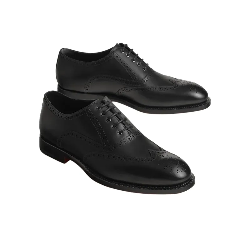 HERMES Kurt Dress Shoes Men's Black-2