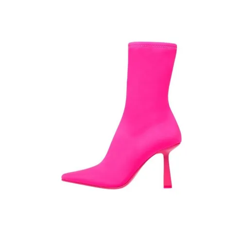 STEVE MADDEN Ankle Boots 8.7cm Women's Pink
