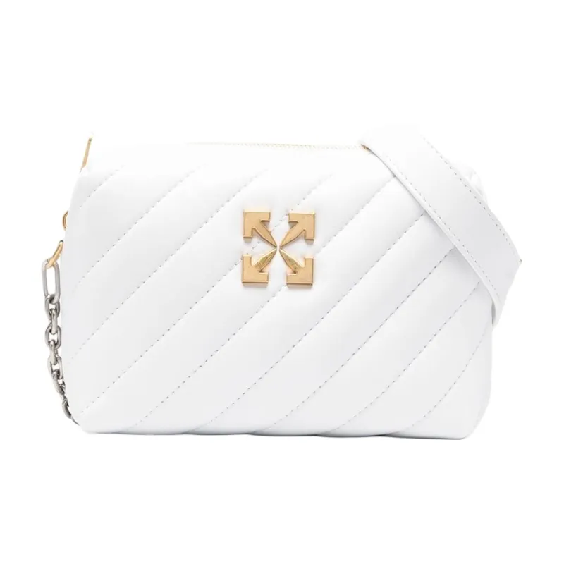 OFF WHITE Jackhammer Camera Bag Quilted White-0