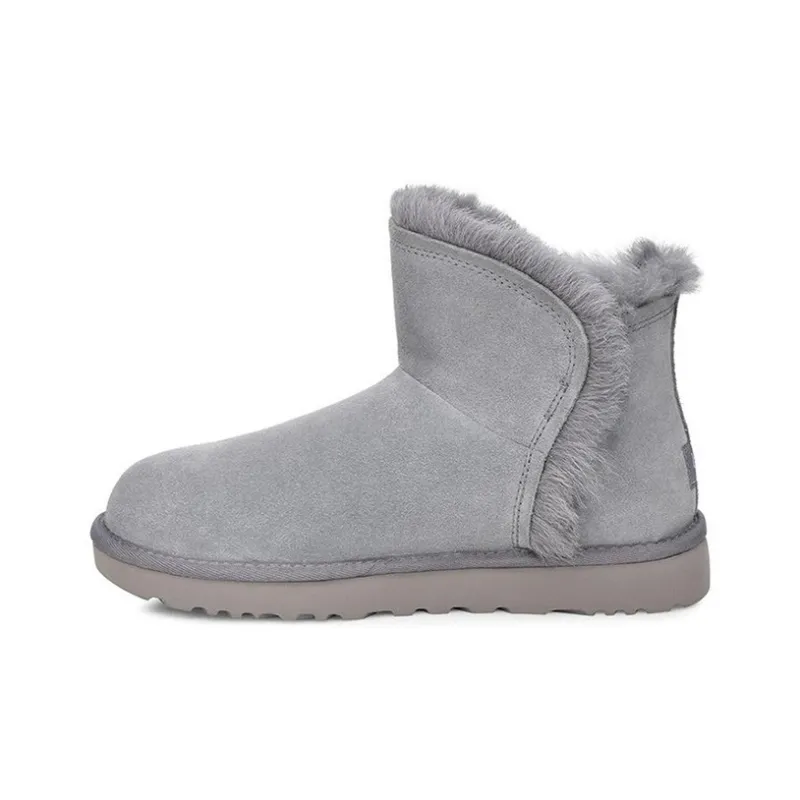 UGG Classic Mini Fluff High Low 'Blue Grey' Women's-0