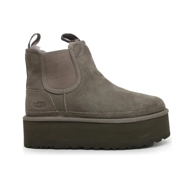 UGG Short Snow Boots Women's Gray-1
