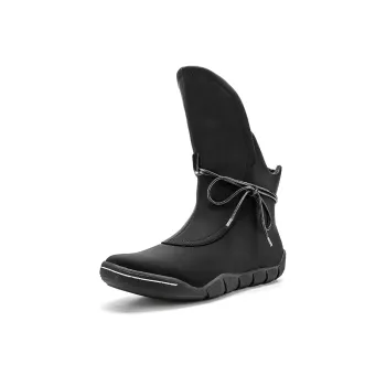 NORVINCY Warm Knee High Snow Boots Men's Space Black