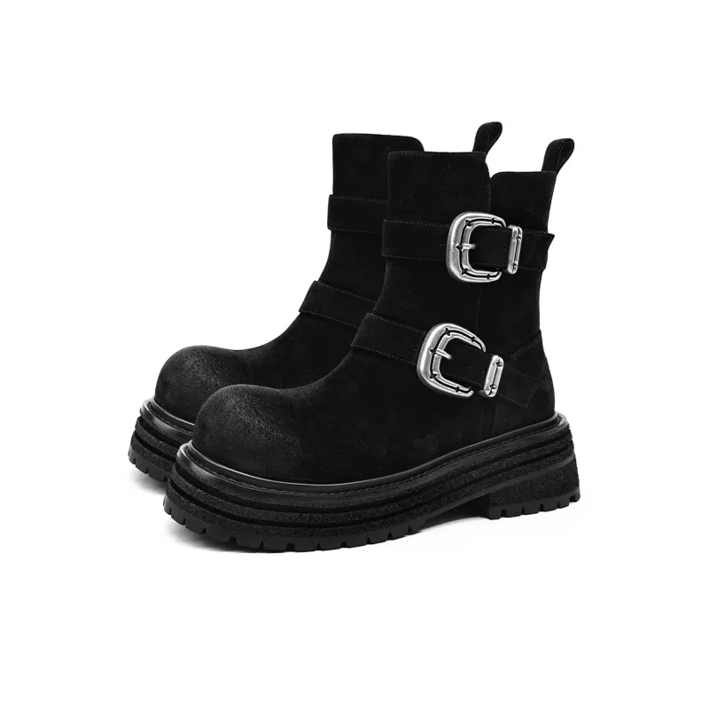 KMD Ankle Boots 6.5CM Women's Black-1