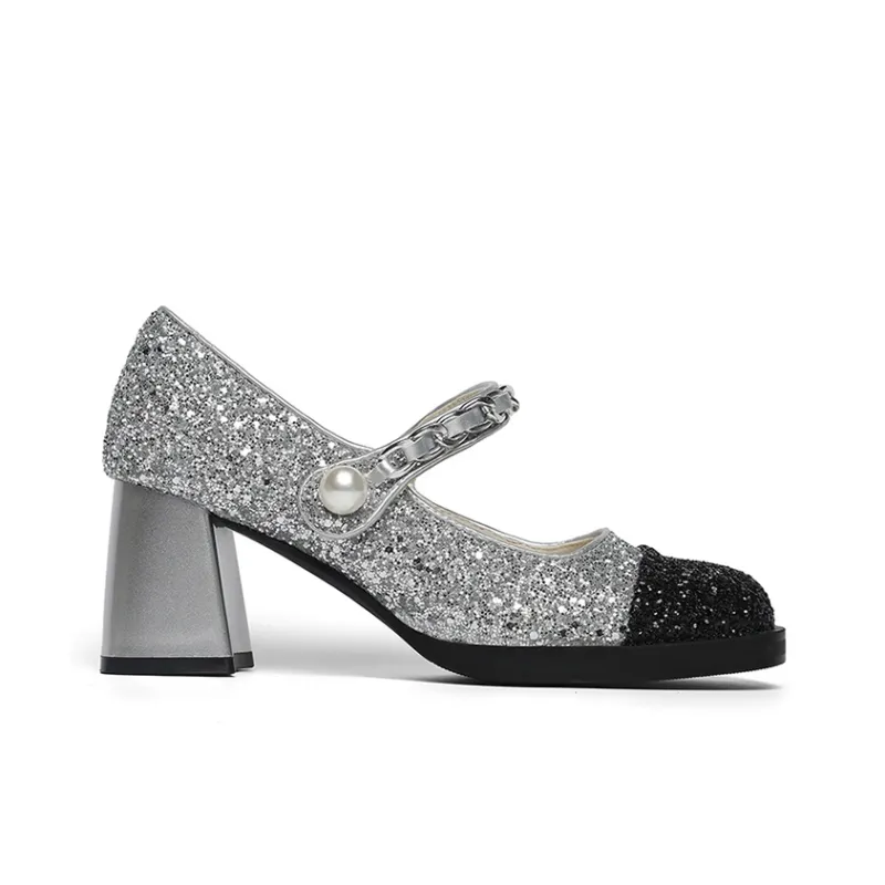 KATHRYN WILSON Chunky Heel High Heels 7cm Women's-7
