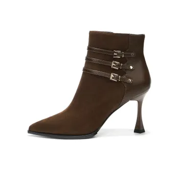 WEISHIBANGWEI Ankle Boots Women's