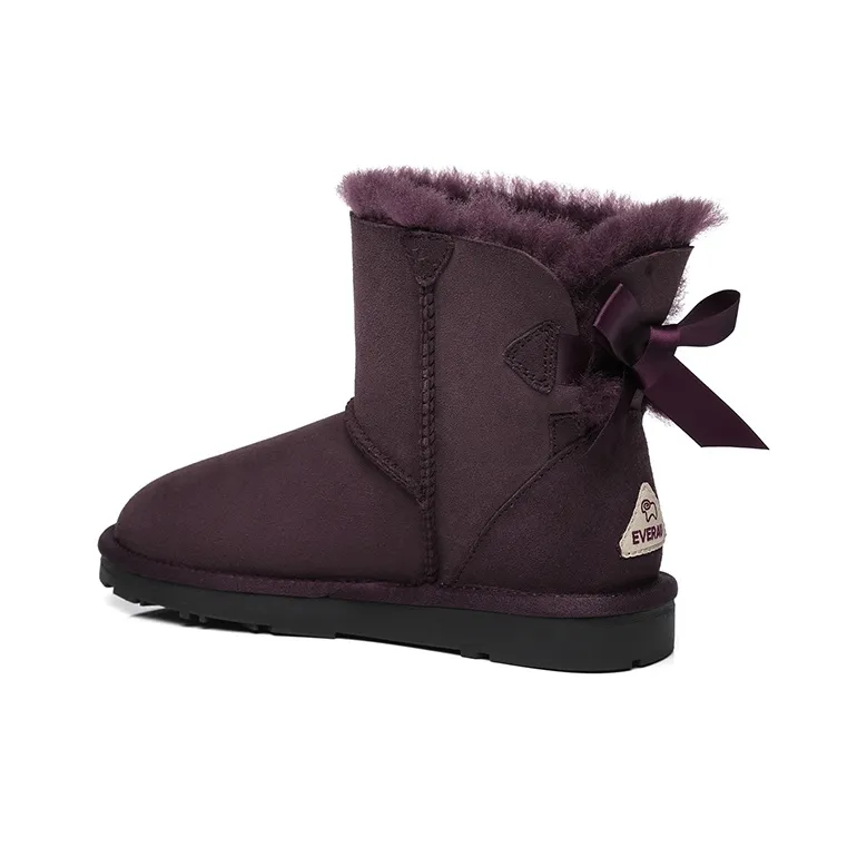 EVERAU Snow Boots Women's Grape Purple-1
