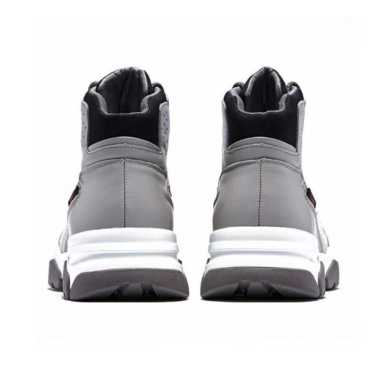 Lee Ankle Boots Men Light Gray/Silver Blue/Black-14