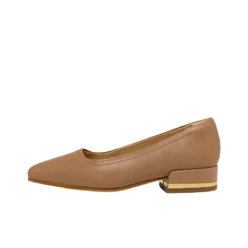 Clarks Chunky Heel High Heels 3cm Women's Brown