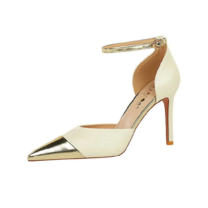 BIGTREE Slim Heel High Heels Women's-6