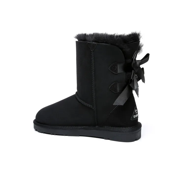 EVERAU Snow Boots Women's Black-1