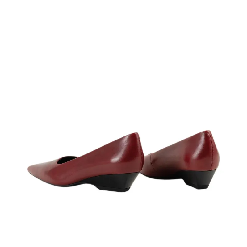 VAGABOND SHOEMAKERS Sonya Chunky Heel High Heels 3.5cm Women's Deep Red-2
