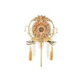 Gold and Jade Embroidery (Finished Product Fan+Regular Packaging)