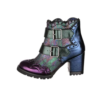 IRREGULAR CHOICE Buckle Babe Ankle Boots 7.6cm Women's Multicolor