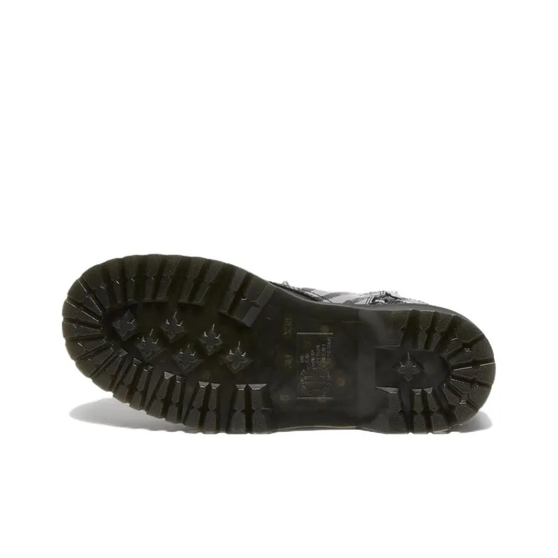 Dr.Martens Jadon Boot Animal Clash Leather Platforms 'Black'-5