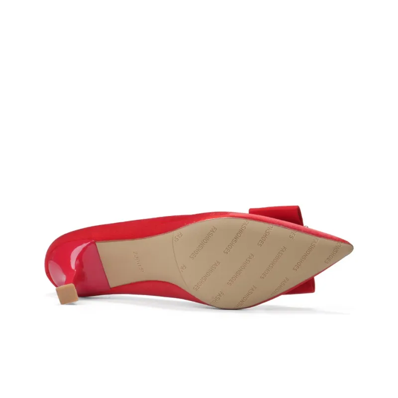 OMS High Heels Women's Red-5