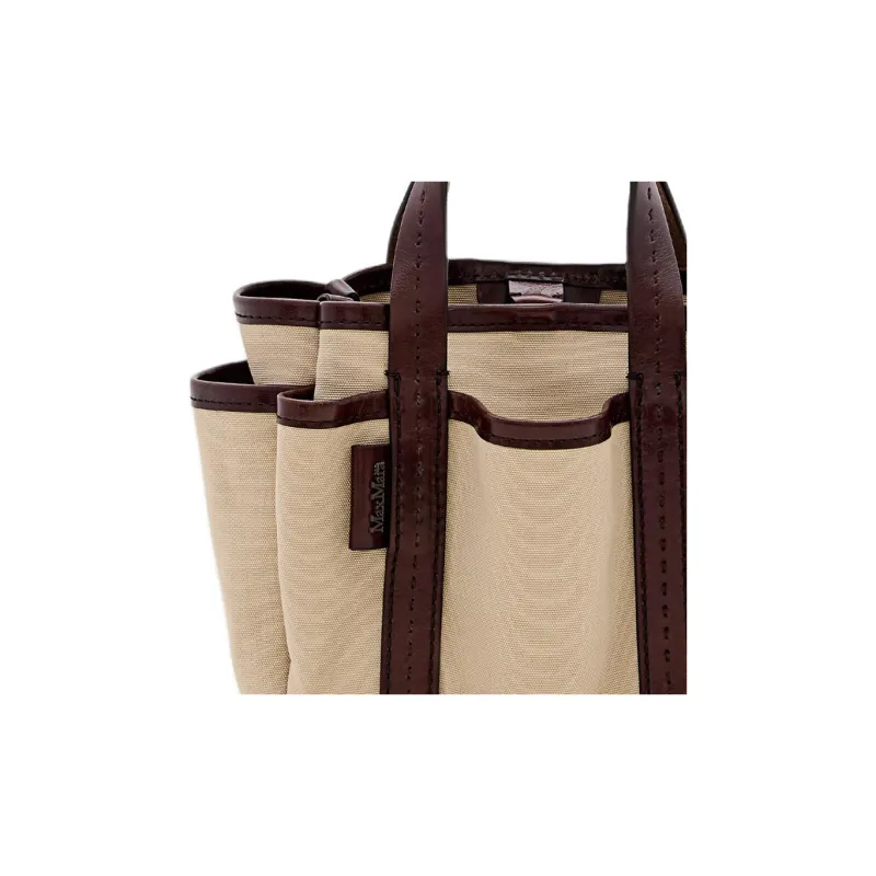 MaxMara Logo Plaque Top Handle Bag-4