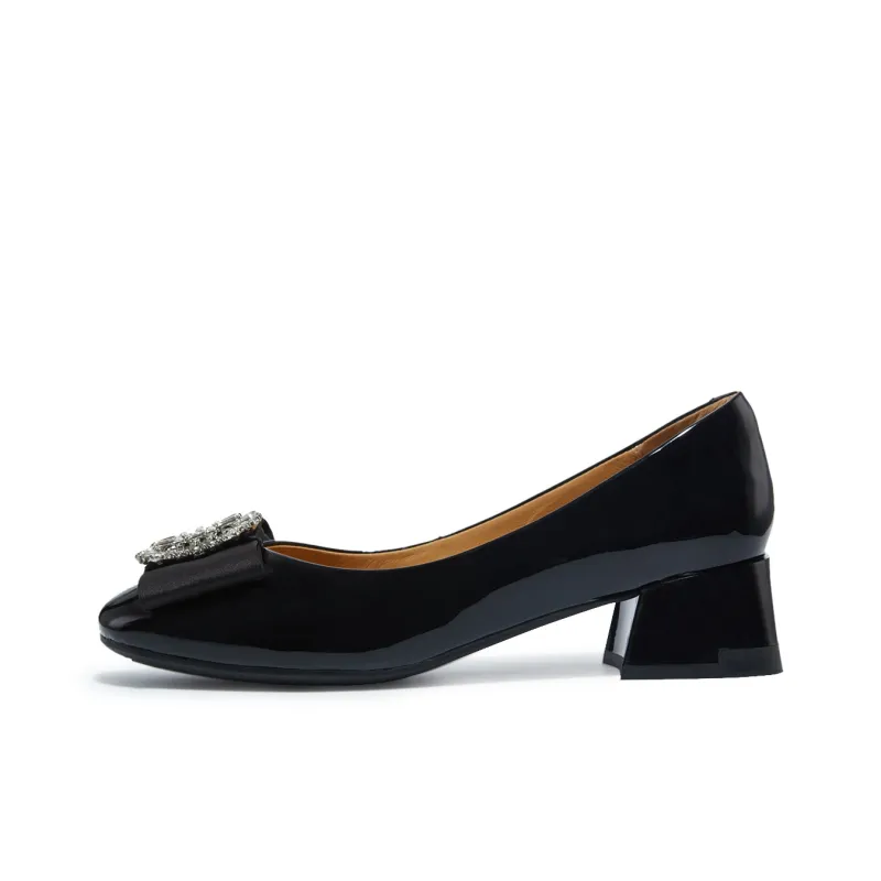 HARSON Chunky Heel High Heels 4cm Women's-8