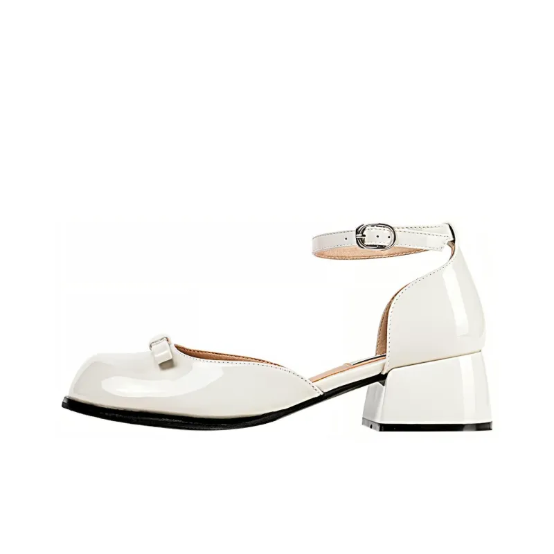 Wonderful Couple Chunky Heel High Heels 4.5cm Women's-2