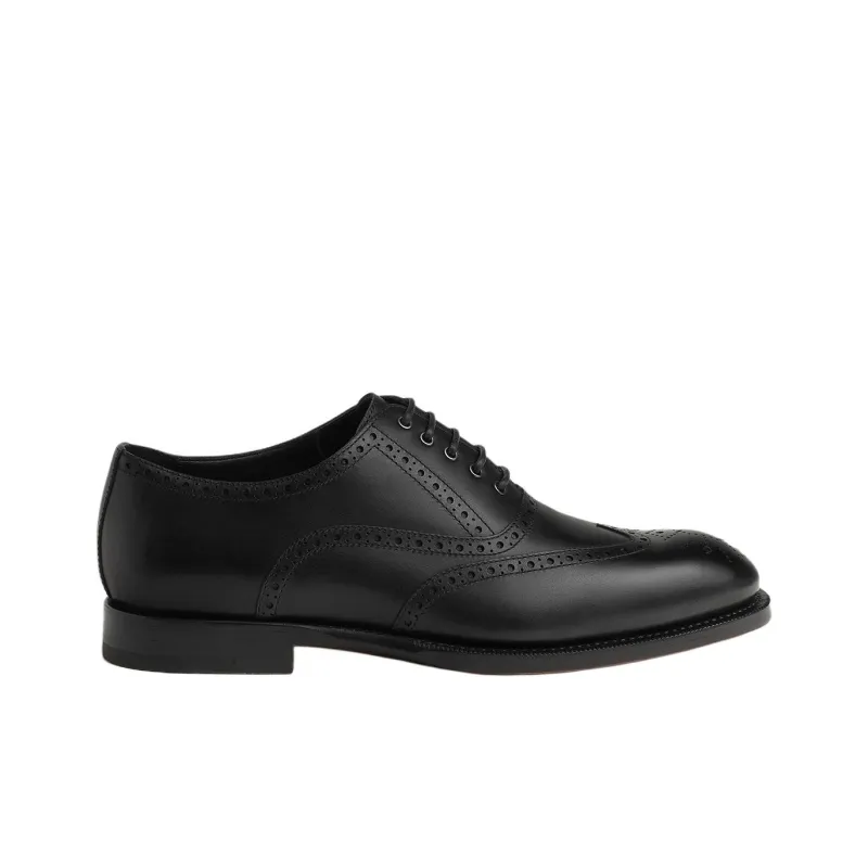 HERMES Kurt Dress Shoes Men's Black-1