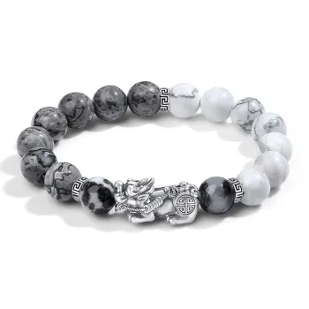 Baozhi Map Stone Bracelets Unisex