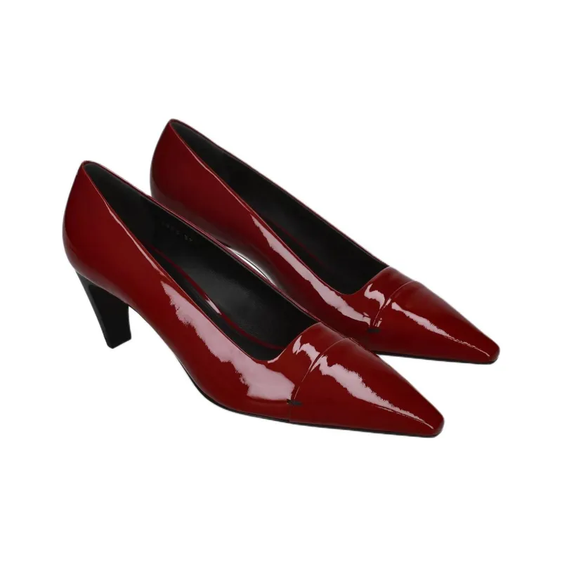 PREMIATA Cher Décolleté Slim Heel High Heels Women's Red-3