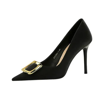 BIGTREE Slim Heel High Heels 10cm Women's