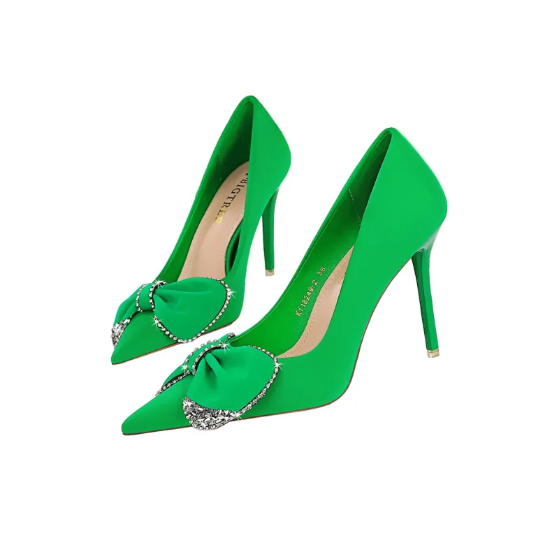 QITUMAUL Slim Heel High Heels Women's-17
