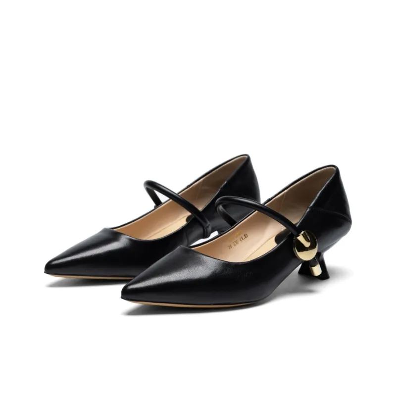 ZHR Slim Heel High Heels 4.5cm Women's-9